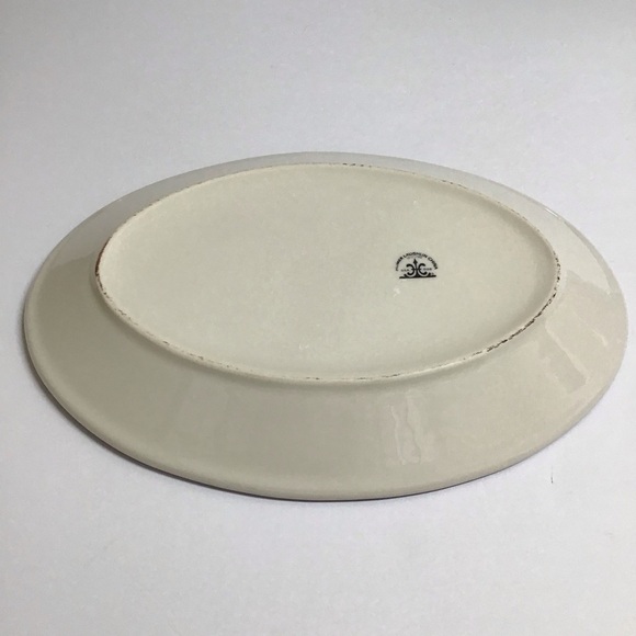 Serving Platter Homer Laughlin Seville Pattern Cobalt Blue Large USA Vintage - Picture 7 of 12